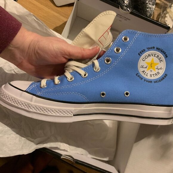 Sky High Farm x Converse Workwear Sneaker Blue White Unisex Shoes Sz 10.5M/12.5W - Picture 15 of 16